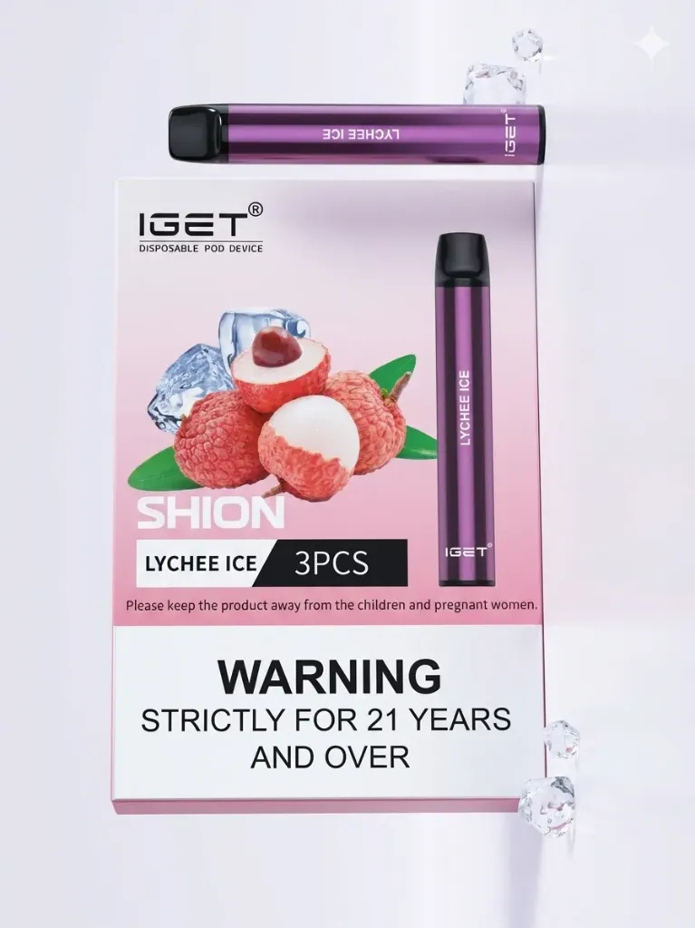 IGET LYCHEE ICE 1800 3 PCS